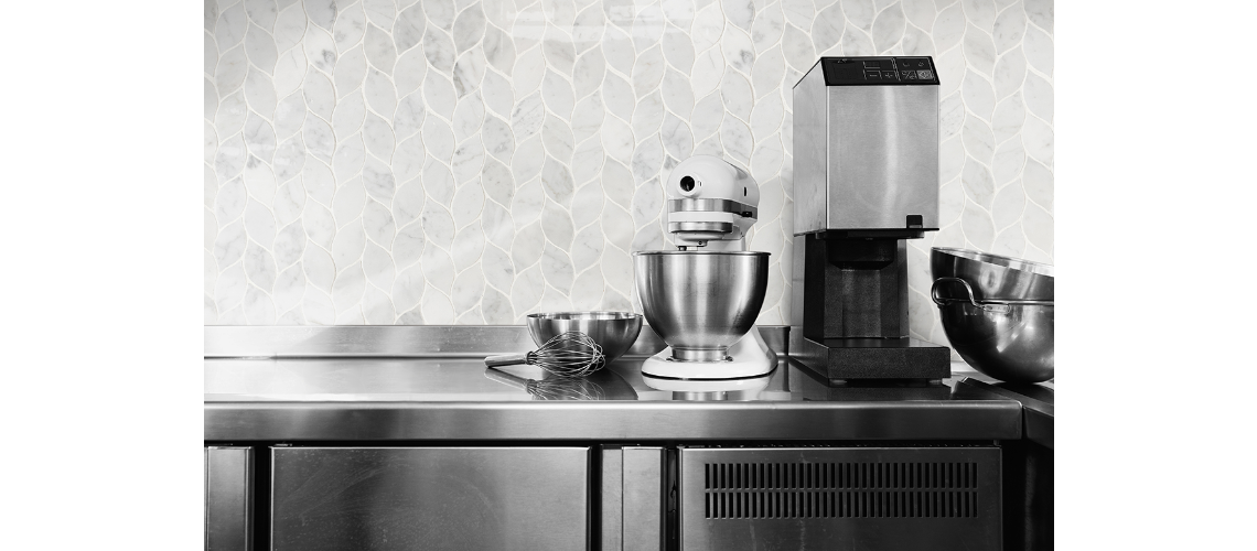 CARRARA WHITE BLANCO PATTERN HONED